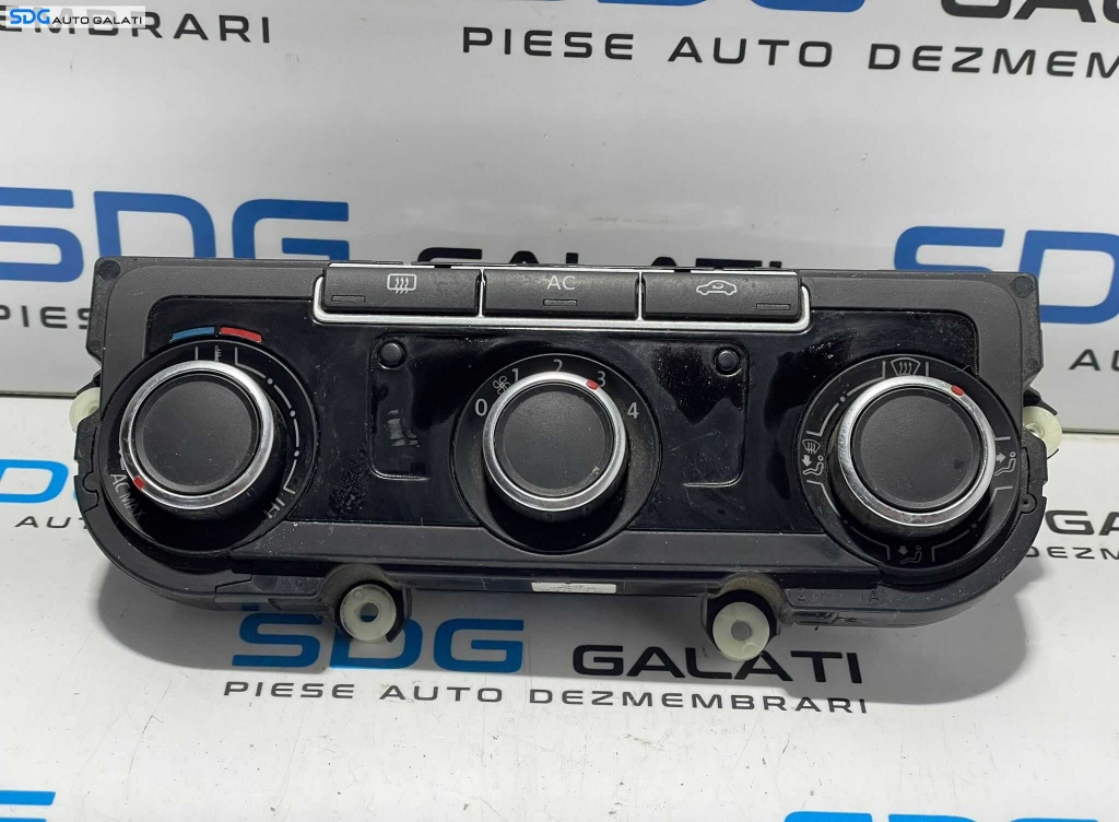 Panou Unitate Comanda AC Aer Conditionat Clima Climatronic Volkswagen Passat CC 2008 - 2012 Cod 7N0907426AM [L2880]