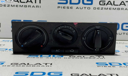 Panou Unitate Comanda AC Aer Conditionat Clima Climatronic Volkswagen Bora 1998 - 2005 Cod 1J0820045...