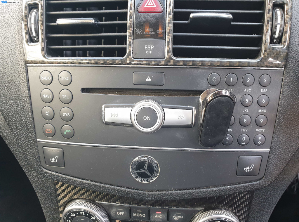 Panou Unitate Radio CD Player Mercedes Clasa C Class W204 2007 - 2014 [K6801]