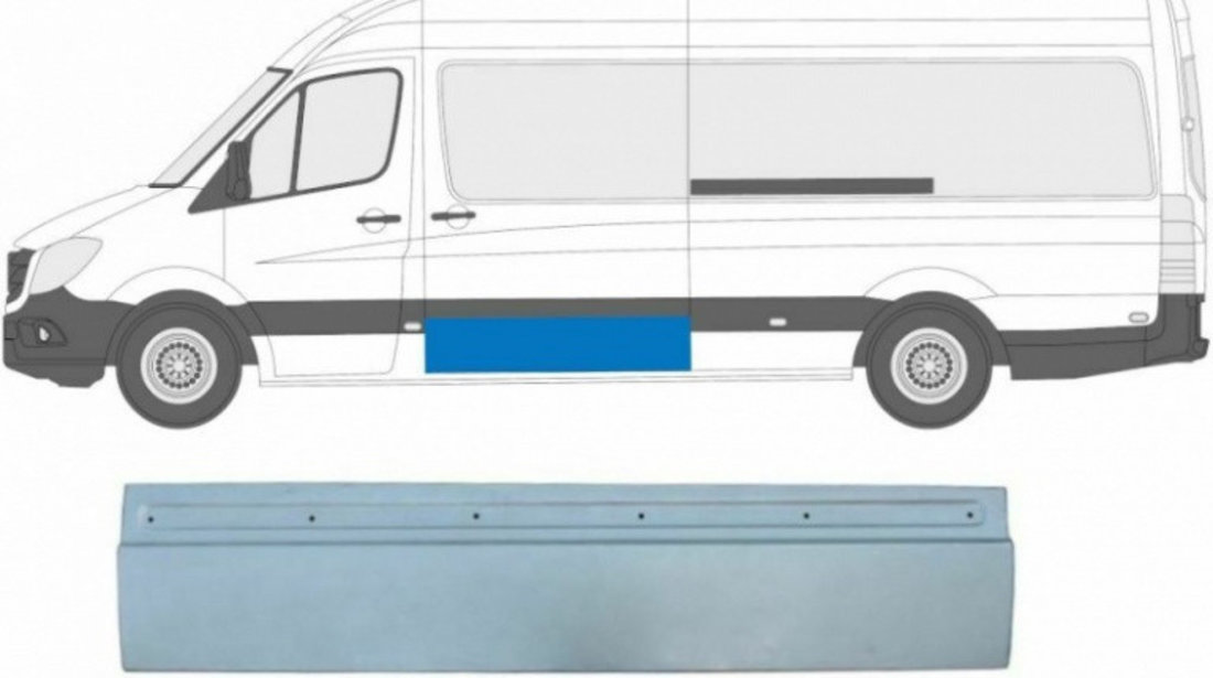 Panou Usa Lateral Inferior Fata Stanga Am Mercedes-Benz Sprinter 2 2006→ 3547001