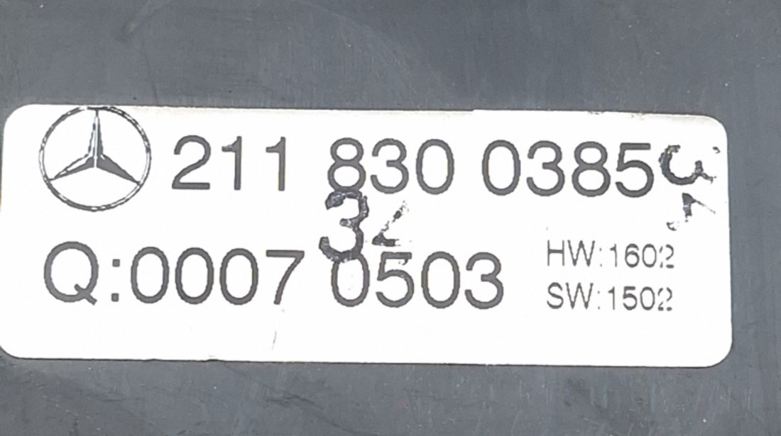 Panou Ventilatie / Panou Comanda Clima / Ac AC / Aer Conditionat,clima / Climatronic Mercedes-Benz E-CLASS (W211) 2002 - 2009 H24400055010, H24 400 055 010