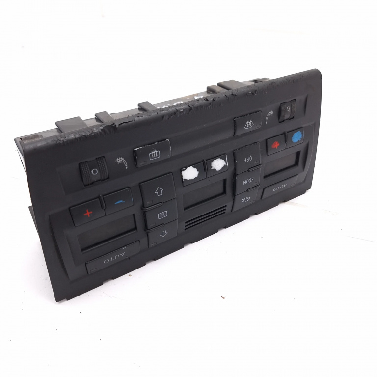 Panou Ventilatie / Panou Comanda Clima / Ac Audi A4 B7 (8E) 2004-2008 Ac / Aer Conditionat Clima / Climatronic 8E0820043Am, 8E0820043Ams, H27S31, 136165 Vdo