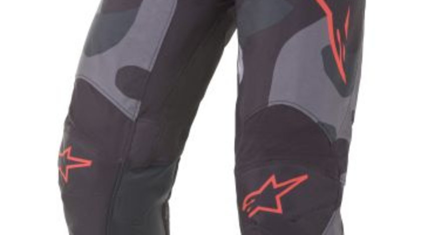 Pantaloni Moto Alpinestars Mx Racer Tactical Gri / Rosu / Verde Marimea 34 3721221/9133/34