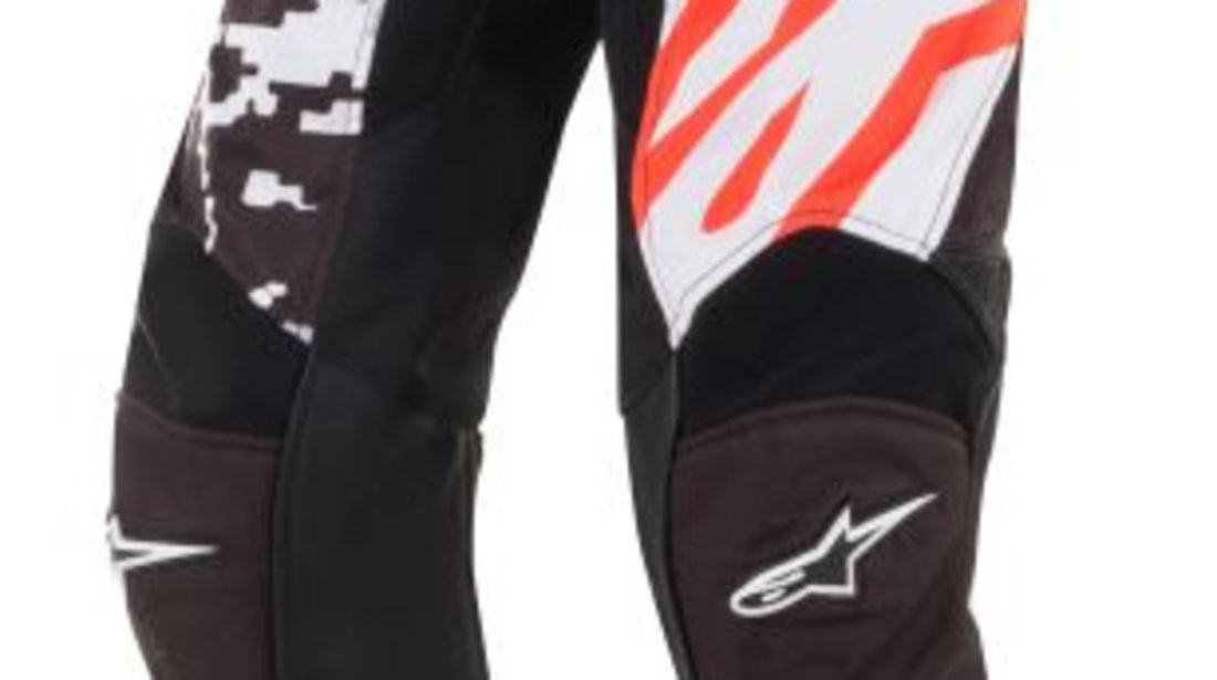 Pantaloni Moto Alpinestars Mx Youth Racer Tactical Negru / Gri / Rosu Marimea 26 3741219/9003/26
