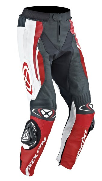 Pantaloni Moto Ixon Vortex Pant Negru / Rosu / Alb Marimea S 200201006-1027/S