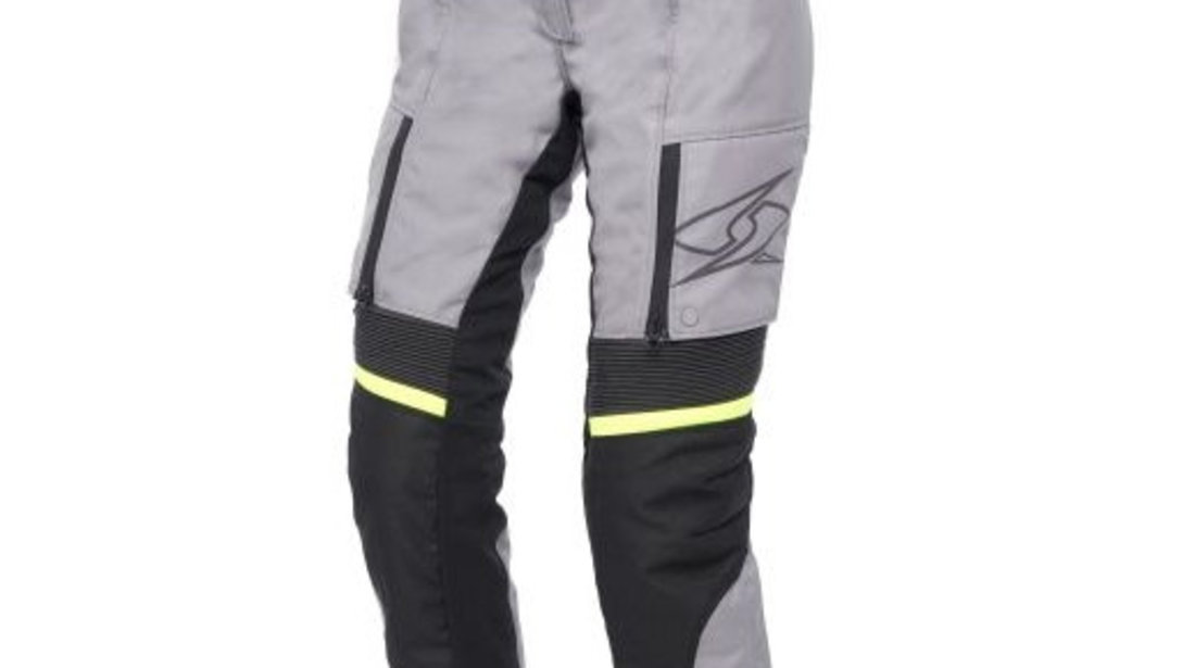 Pantaloni Moto Spyke Equator Dry Tecno Pantaloni Lady Antracit / Gri / Galben Marimea 48 120730/10402/48