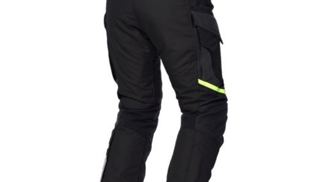 Pantaloni Moto Spyke Equator Dry Tecno Pantaloni Antracit / Negru / Galben Marimea 46 120720/10186/46