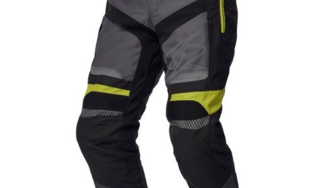 Pantaloni Moto Spyke Meridian Dry Tecno Negru / Antracit / Galben Marimea 46 120742/10186/46