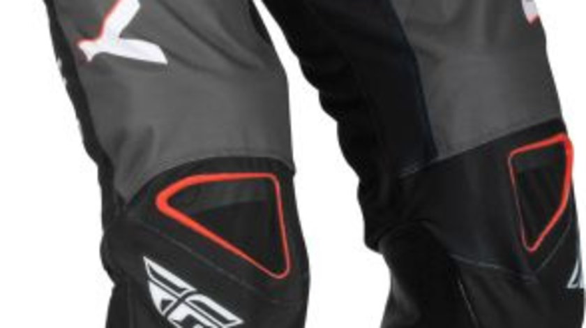 Pantaloni Off-Road Fly Racing Kinetic Kore Gri / Rosu / Negru Marimea 32 FLY 376-43032