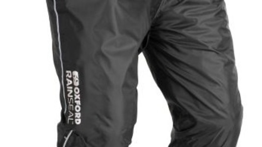Pantaloni Ploaie Moto Negru L Oxford RM213001L-OX
