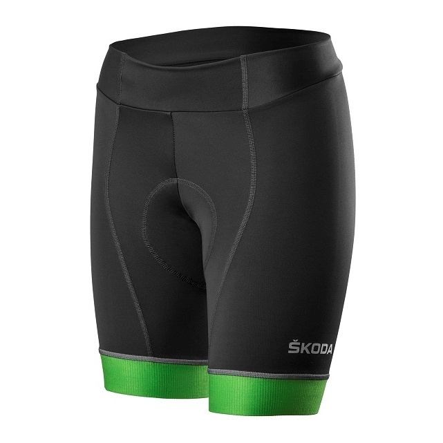 Pantaloni Scurti Ciclism Dama Oe Skoda Verde / Antracit Marime XS 000084615 FBD