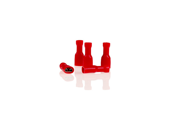Papuc Electric Auto Complet Izolat Rosu Tip Tata 5.6mm - Set 10 Alca 630950