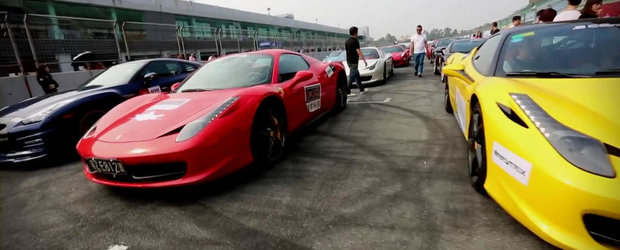 Parada de supercaruri in China: Peste 4 minute de placere vizuala si auditiva