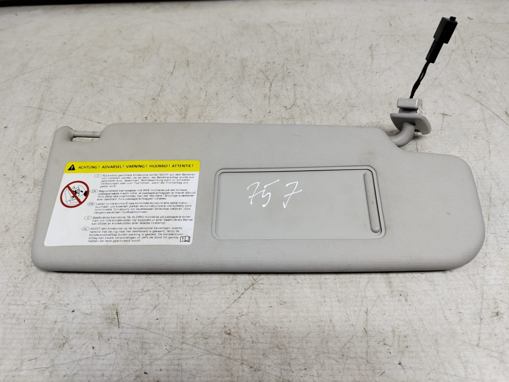 Parasolar dreapta 3c0857552L Volkswagen VW Passat B7 [2010 - 2015] 2.0 tdi CFFB