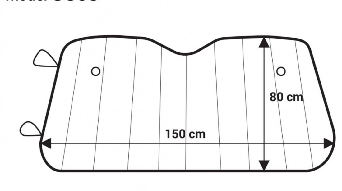 Parasolar Parbriz Amio Pe Bubble Argintiu 150X80CM 01533