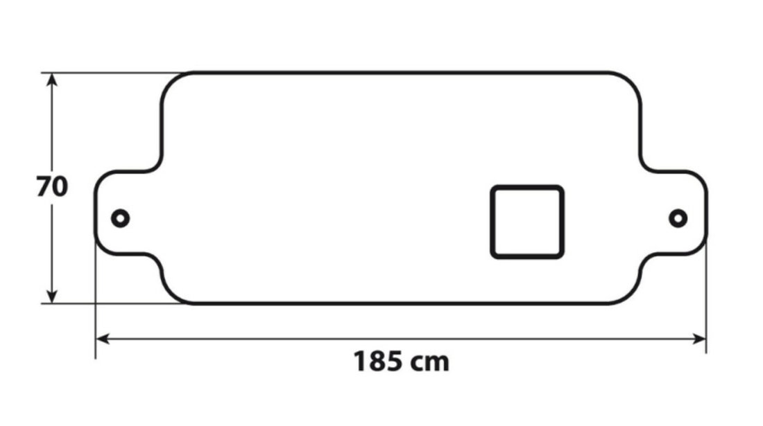 Parasolar Parbriz Anti-Inghet 185 x 70 cm Lampa LAM66851