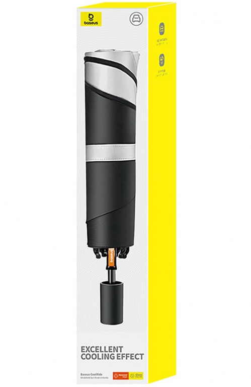 Parasolar Parbriz Tip Umbrela Baseus CoolRide 142x5cm Negru BS-CN013 C20656101111-00