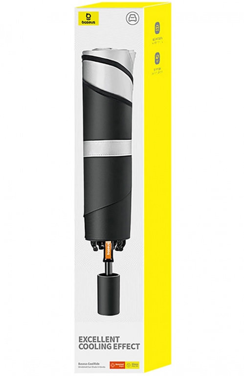 Parasolar Parbriz Tip Umbrela Baseus CoolRide 142x5cm Negru BS-CN013 C20656101111-00