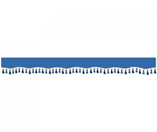 Parasolar Textil Camion Lampa Oscura, Albastru LAM98646