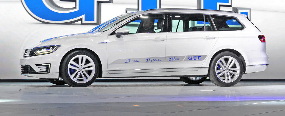 Paris 2014: Noul VW Passat GTE se lauda cu un consum de 1.6 l/100 km Paris 2014: Noul VW Passat GTE se lauda cu un consum de 1.6 l/100 km
