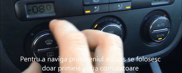 Pariu ca nu stiai asta? Uite cum intri in meniul ascuns la Volkswagen Golf V