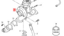 Parte rece turbina Audi A4 B8 (8K) Avant 2011 2.0 ...