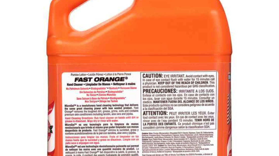 Pasta Curatat Maini Permatex Fast Orange 3.78L AMT62-002