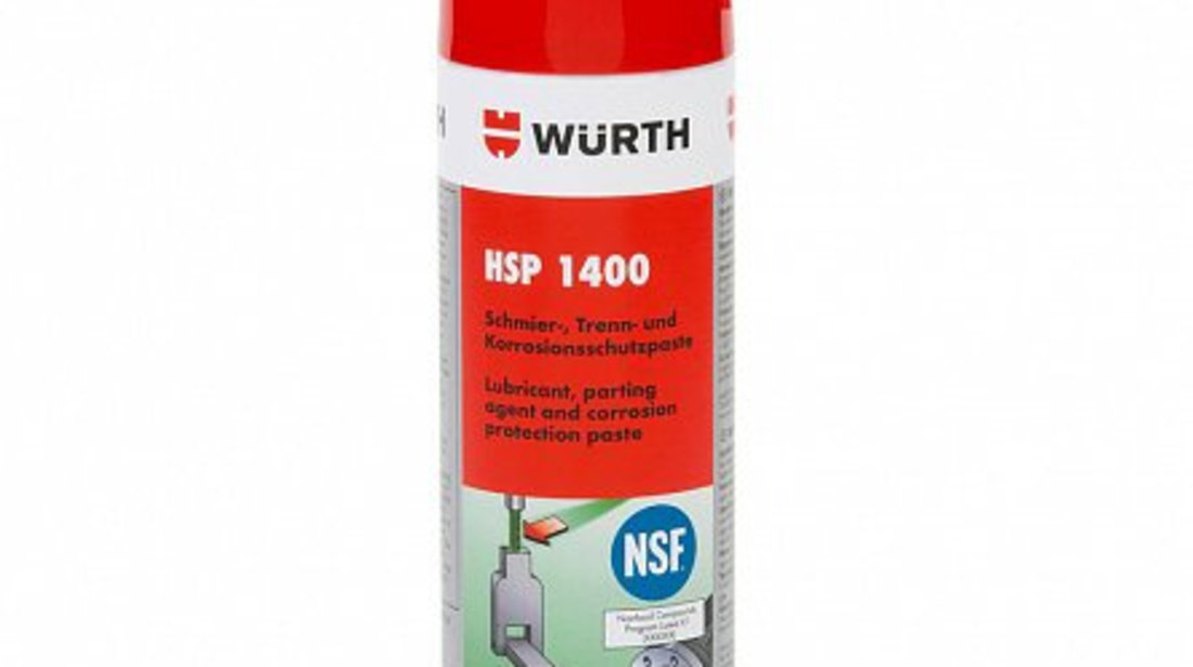 Pasta lubrifianta rezistenta la temperatura HSP 1400 Wurth cod intern: W198 00893 1237037