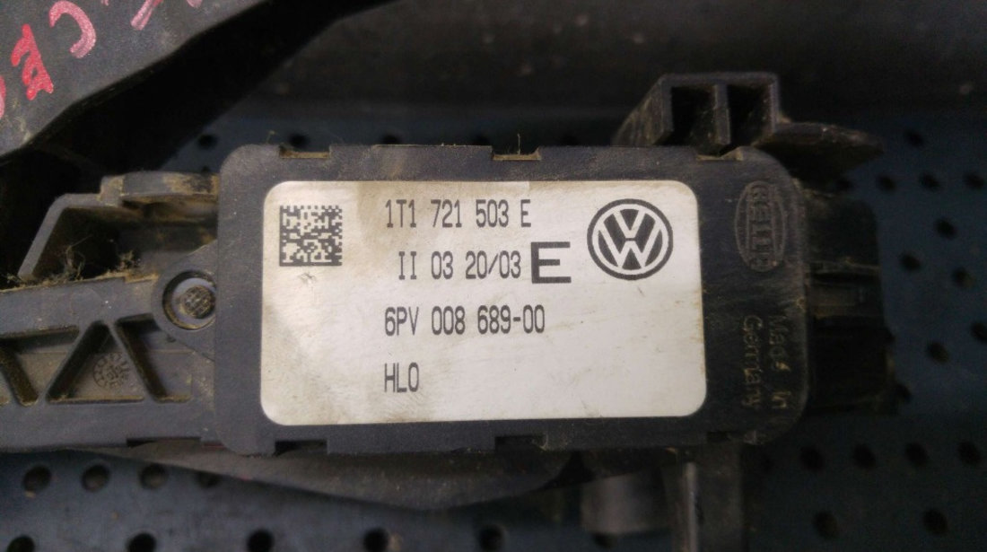 Pedala acceleratie 1.9 tdi vw touran 1t 1t1721503e