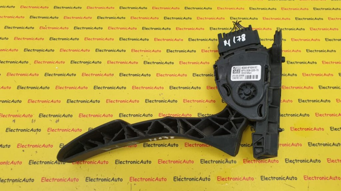 Pedala Acceleratie Ford Mondeo IV 2.0TDCi, 6G929F836SC 6PV00922015