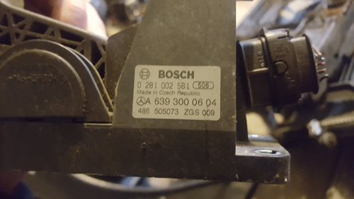 Pedala Acceleratie Mercedes Vito W639 an 2005 cod A639 300 06 04