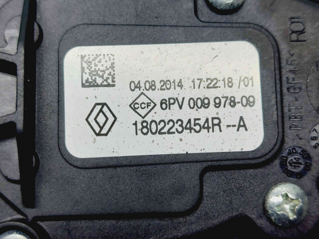 Pedala acceleratie Renault Clio 4 (B98) Hatchback [Fabr 2012-2020] 180223454R
