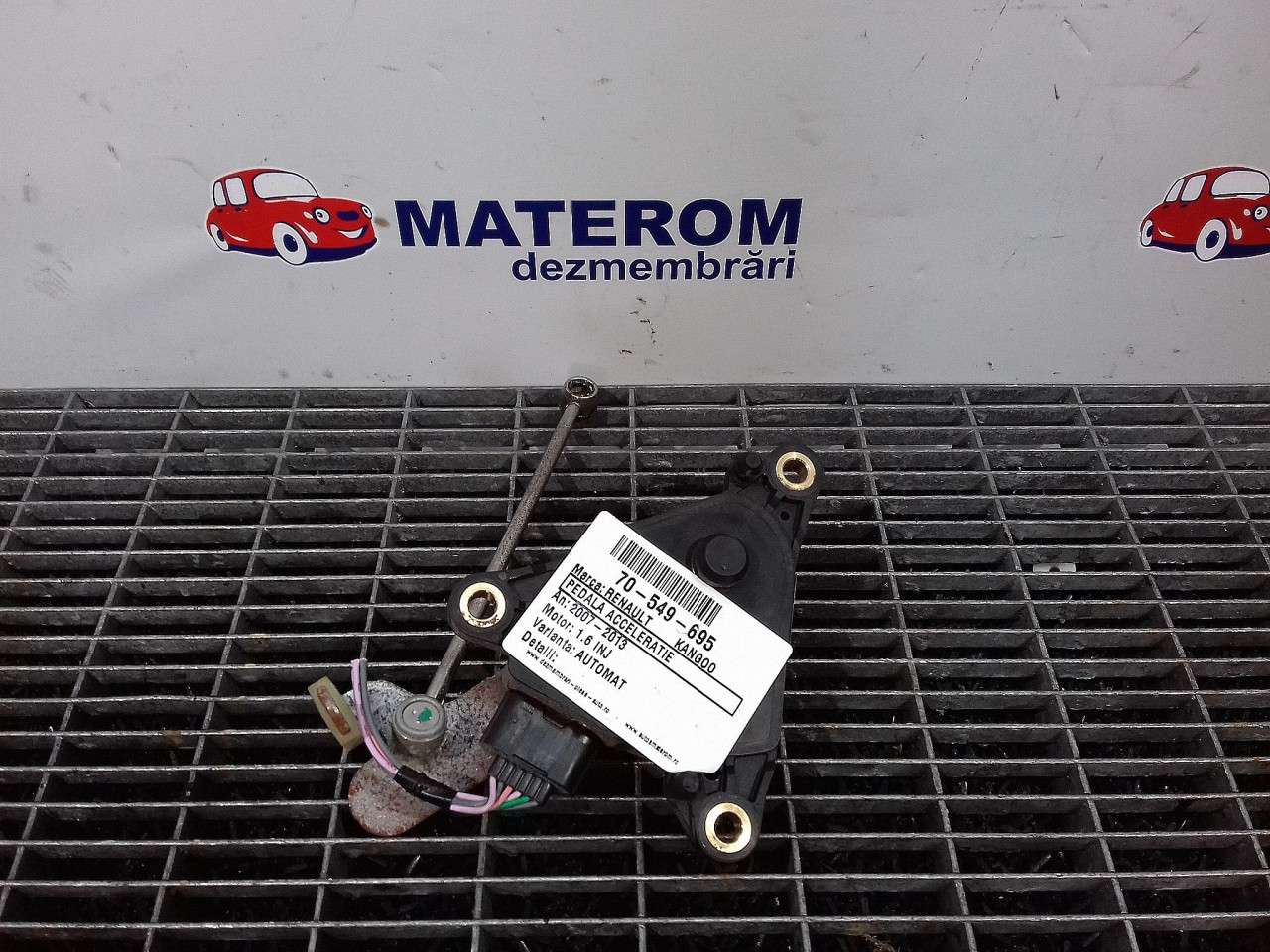 PEDALA ACCELERATIE RENAULT KANGOO KANGOO 1.6 INJ - (2008 2013)