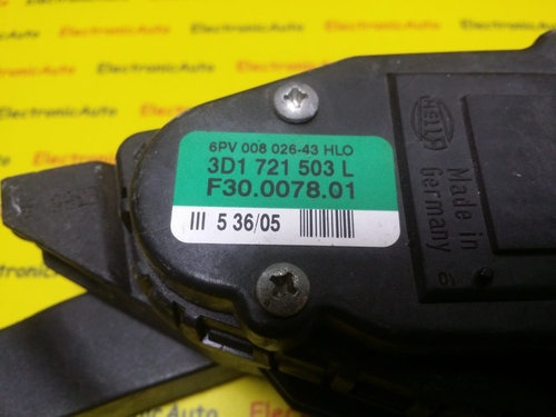 Pedala Acceleratie Vw Phaeton, 3D1721503L, 6PV00802643HLO