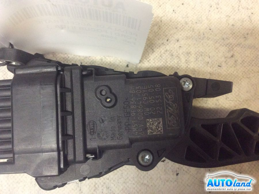 Pedala de Acceleratie 4m519f836bh Ford FOCUS II DA 2008