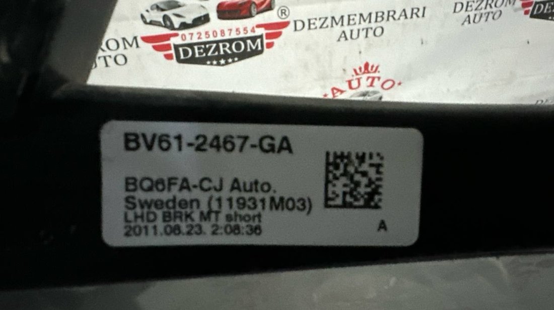 Pedala frana BV61-2467-GA FORD Focus Mk3 Break (DYB) 1.6 LPG 120 cai