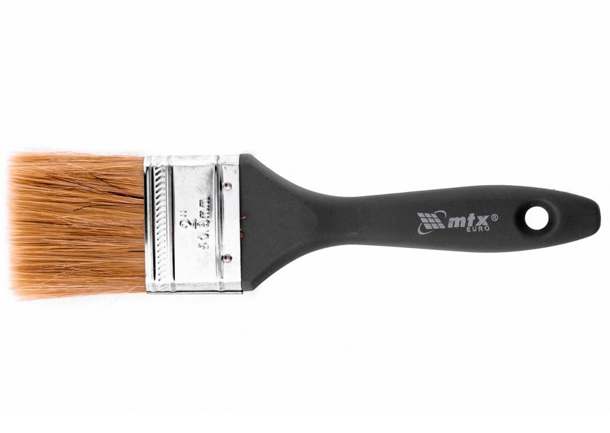 Pensula Plata &quot;Euro&quot; 2&quot;, Peri Naturali, Maner Din Plastic Mtx 830639