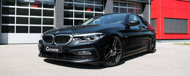 Pentru 2.300 de euro, specialistii G-Power iti duc BMW-ul M550d in 453 de cai si 860 Nm cuplu