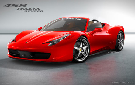 Pentru ca stim ca va veni: Ferrari 458 Italia Spyder rendering Pentru ca stim ca va veni: Ferrari 458 Italia Spyder rendering