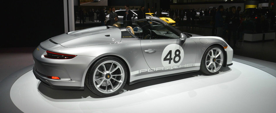 Pentru melancolici. Porsche lanseaza la New York noul 911 SPEEDSTER cu pachet Heritage Design Pentru melancolici. Porsche lanseaza la New York noul 911 SPEEDSTER cu pachet Heritage Design
