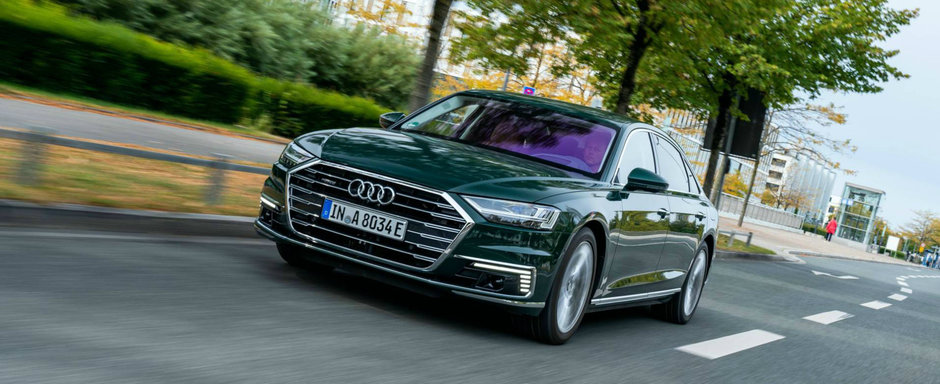 Pentru prima data in istorie, Audi lanseaza un A8 PLUG-IN HYBRID cu 449 CP si consum de scuter