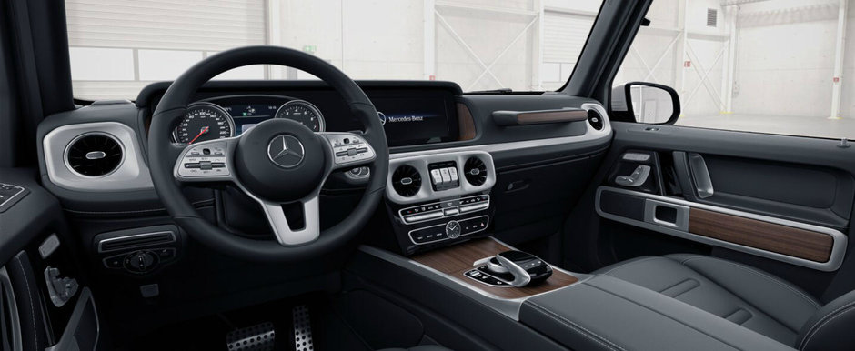 Pentru tapiteria din piele trebuie sa platesti 10.000 de euro in plus. Uite cum arata cel mai ieftin Mercedes G-Class Pentru tapiteria din piele trebuie sa platesti 10.000 de euro in plus. Uite cum arata cel mai ieftin Mercedes G-Class