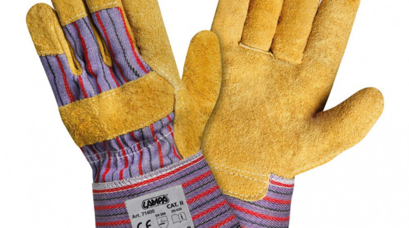 Pereche Manusi de Lucru Lampa Leather Working Gloves LAM71400