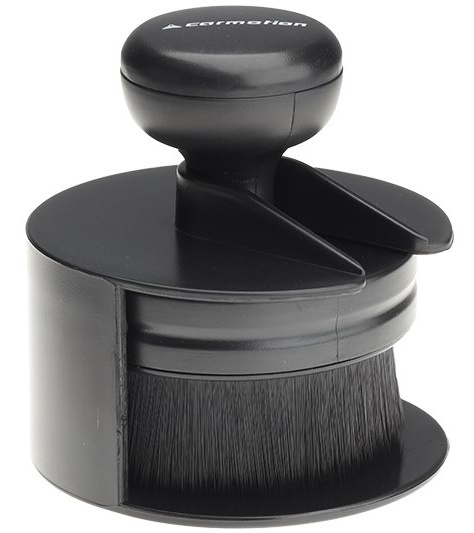 Perie Aplicatoare Anvelope + Suport Carmotion Negru 83113