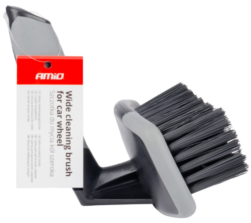 Perie Curatat Roti Anvelope Jante Capace Auto Amio Latime 17cm 04030