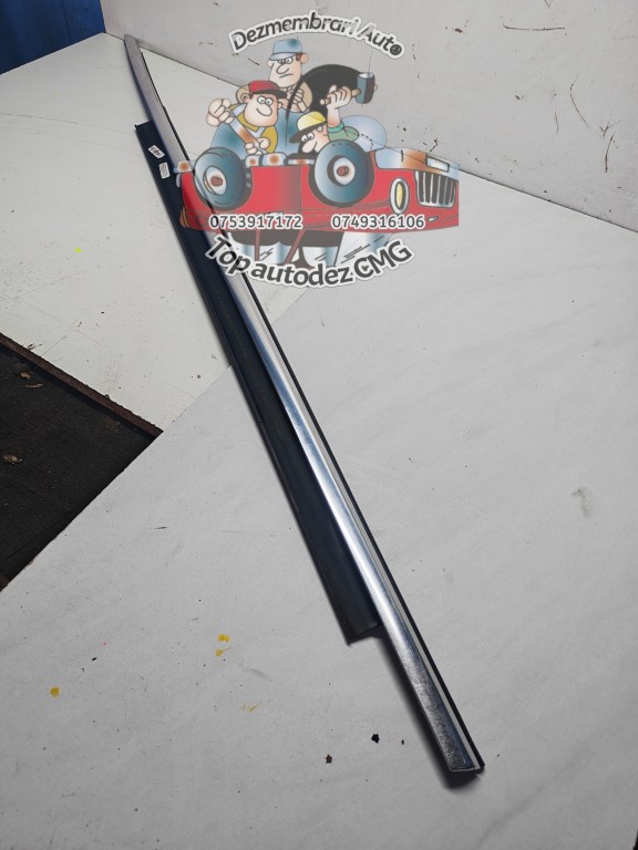 Perie geam Audi A5 8T 8t8853283C stanga fata bandou usi crom ornament geam fata spate stanga dreapt