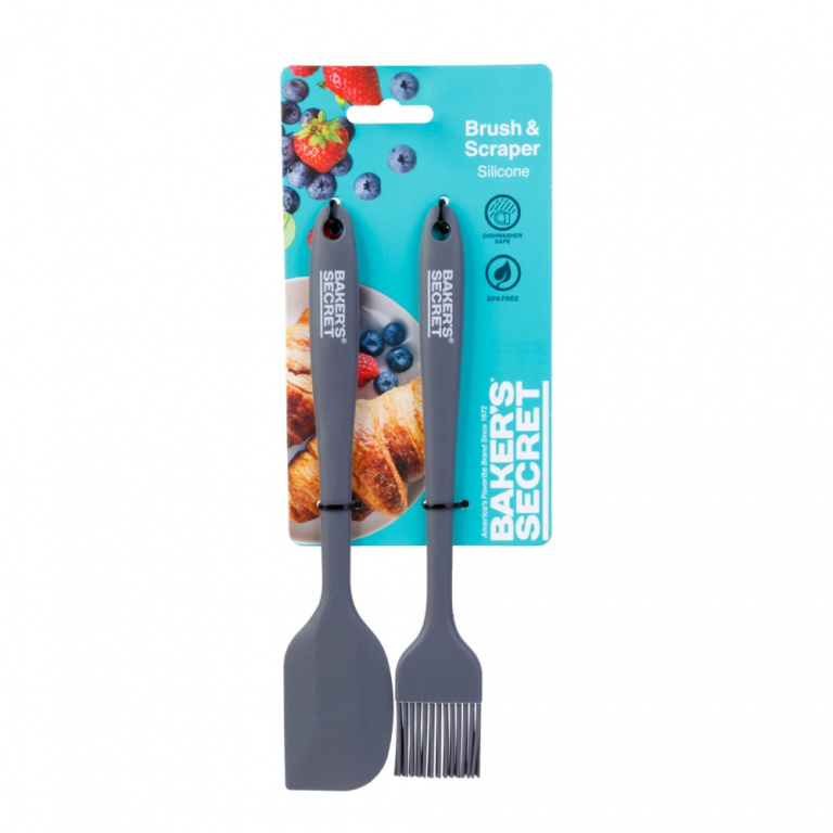 Perie și spatulă din silicon Baker\'s Secret DA00980
