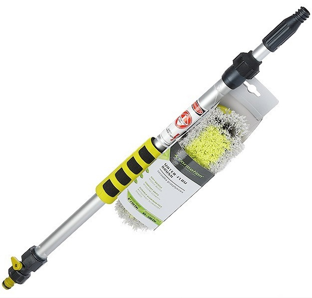Perie Spalat Auto Cu Racord Apa 20 Cm / 8" Cu Maner Telescopic 65-100 cm Carmotion 63509