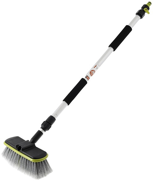 Perie Spalat Auto Telescopica Cu Racord Apa 20cm / 8&quot; Cu Maner Telescopic 80-130cm Carmotion 63510