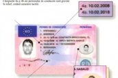 Permis auto cu cerneala invizibila